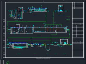 污水處理廠MSBR工藝全套CAD圖紙設計解析